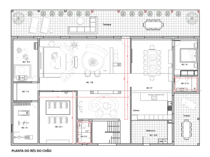 Moradia T3 para Venda em São Gonçalo Planta 3