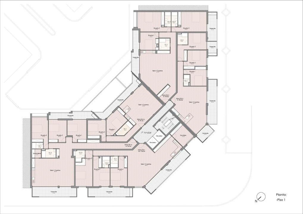 Apartamento T3 para Venda em Nossa Sra de Fatima Foto 2