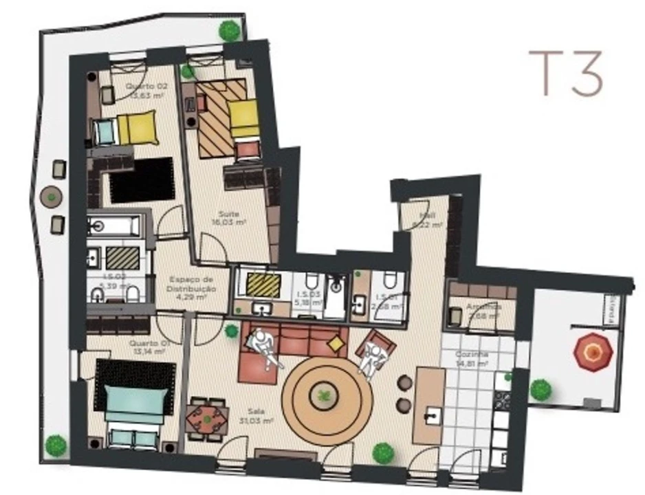 Apartamento T3 para Venda em Odivelas Foto 4