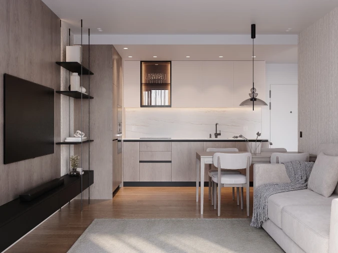 Apartamento T1 para Venda em Real, Dume e Semelhe Foto 1