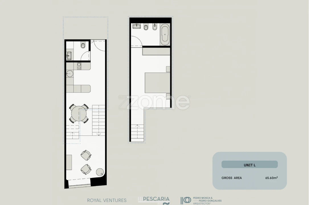 Apartamento T1 para Venda em Santa Marinha e São Pedro da Afurada Foto 1