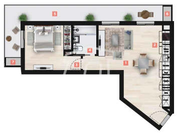 Apartamento T1 para Venda em Caniço