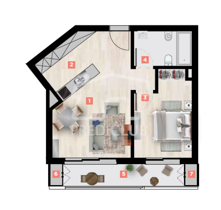 Apartamento T1 para Venda em Caniço Foto 7