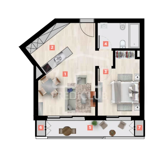Apartamento T1 para Venda em Caniço Foto 7