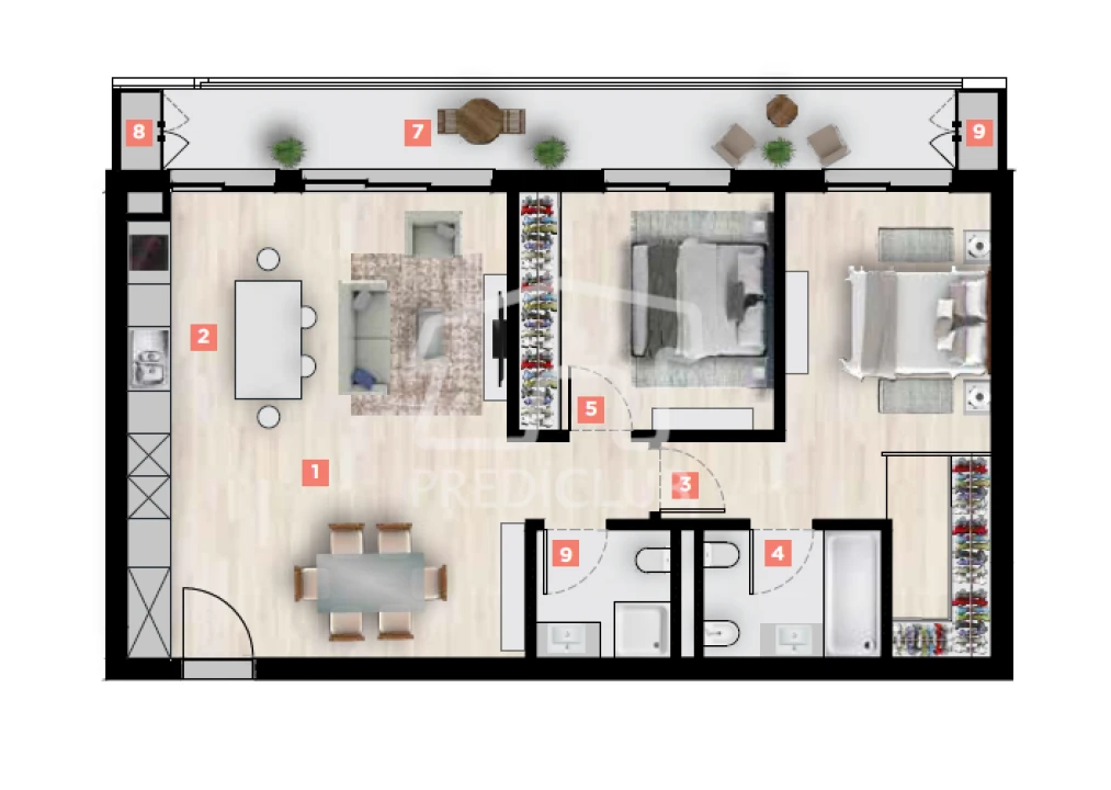 Apartamento T2 para Venda em Caniço Foto 7