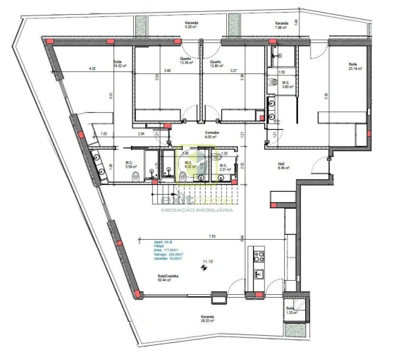 Apartamento T4 para Venda em Gafanha da Boa Hora Planta 1
