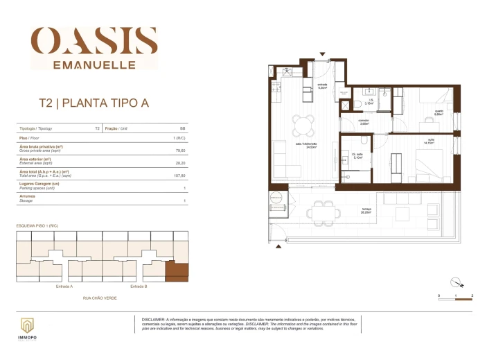 Apartamento T2 para Venda em Rio Tinto Foto 24