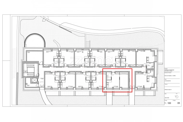 Apartamento T1 para Venda em Covilhã e Canhoso Planta 1