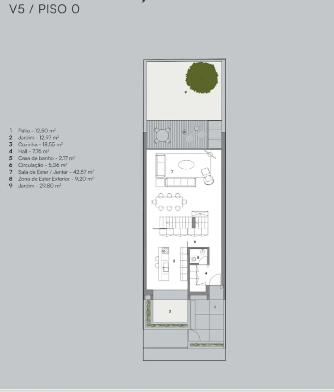 Moradia T5 para Venda em Alcantara Planta 3