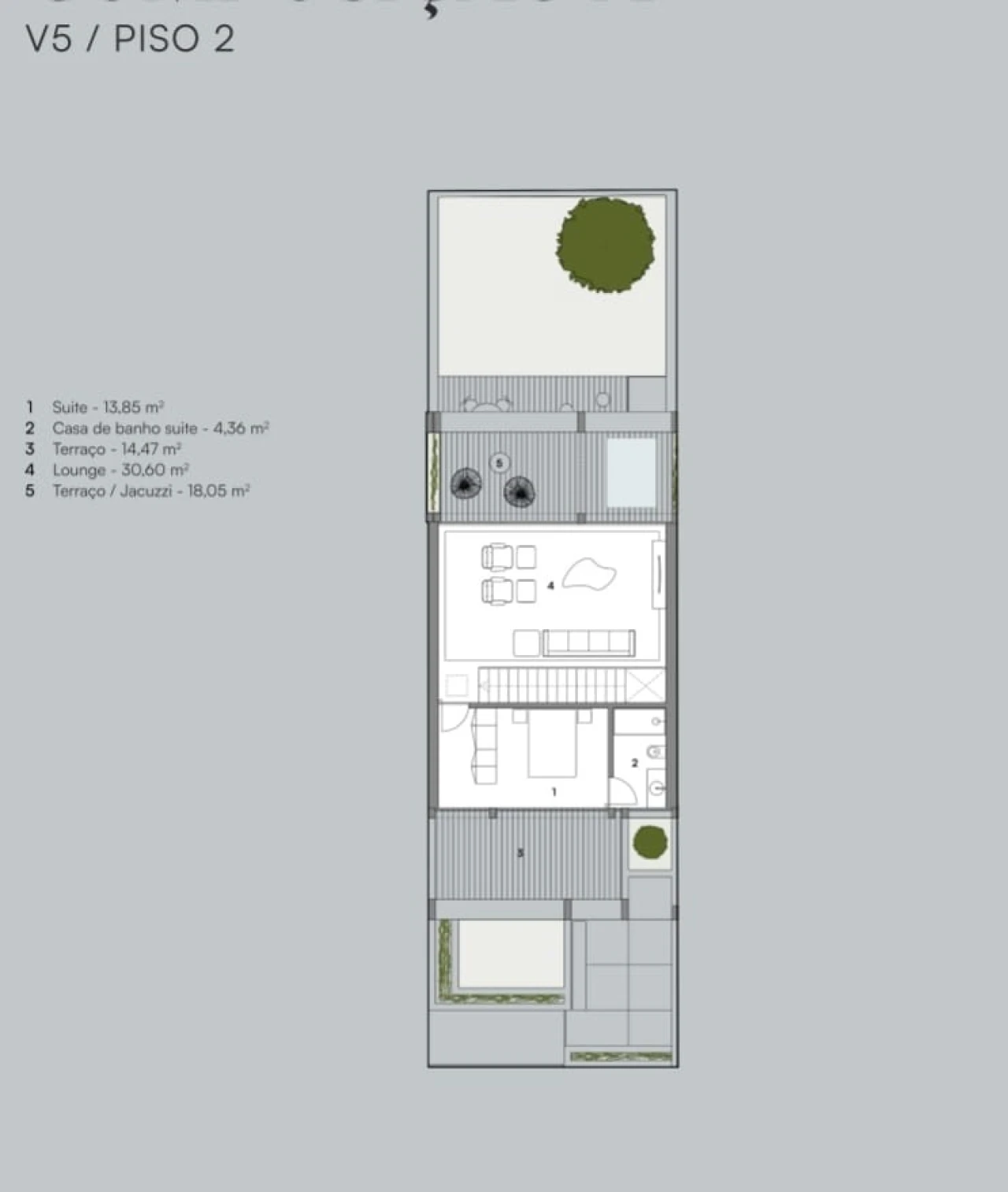 Moradia T5 para Venda em Alcantara Planta 5