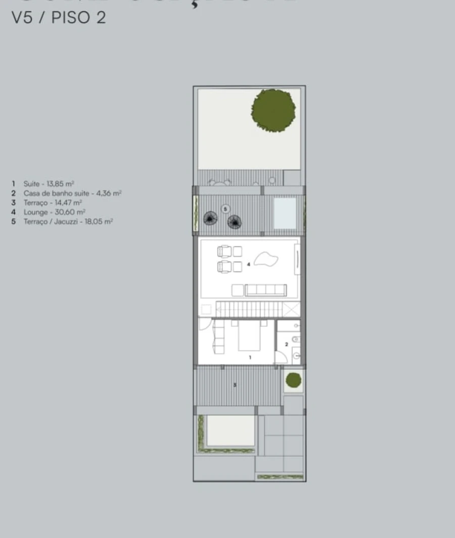 Moradia T5 para Venda em Alcantara Planta 5