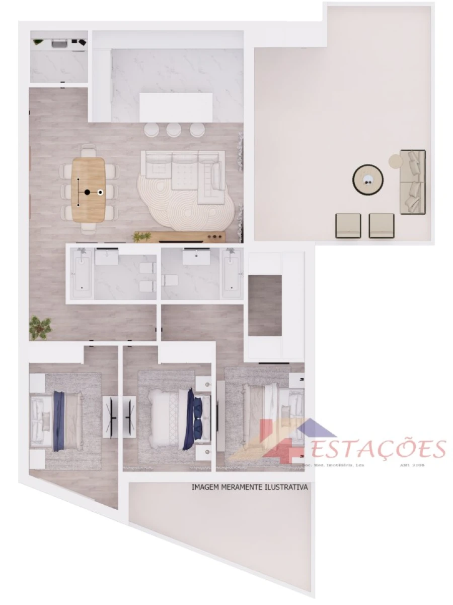 Apartamento T3 para Venda em Pombal Foto 24