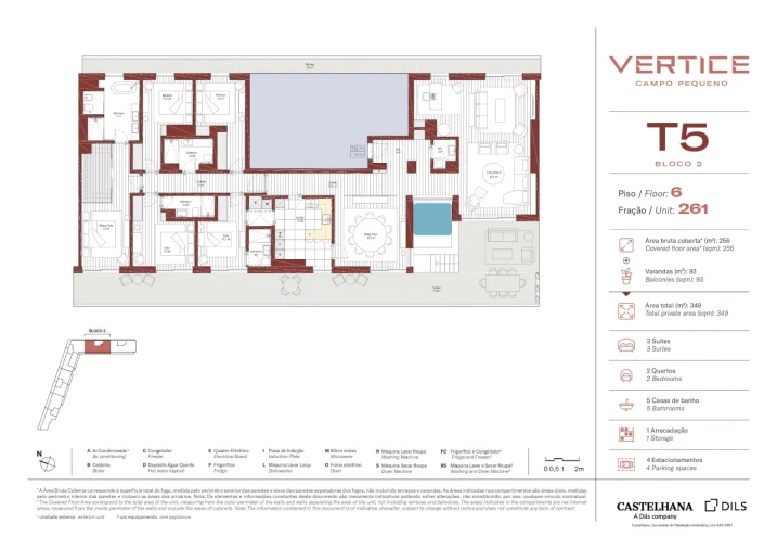 Apartamento T5 para Venda em Areeiro Planta 1