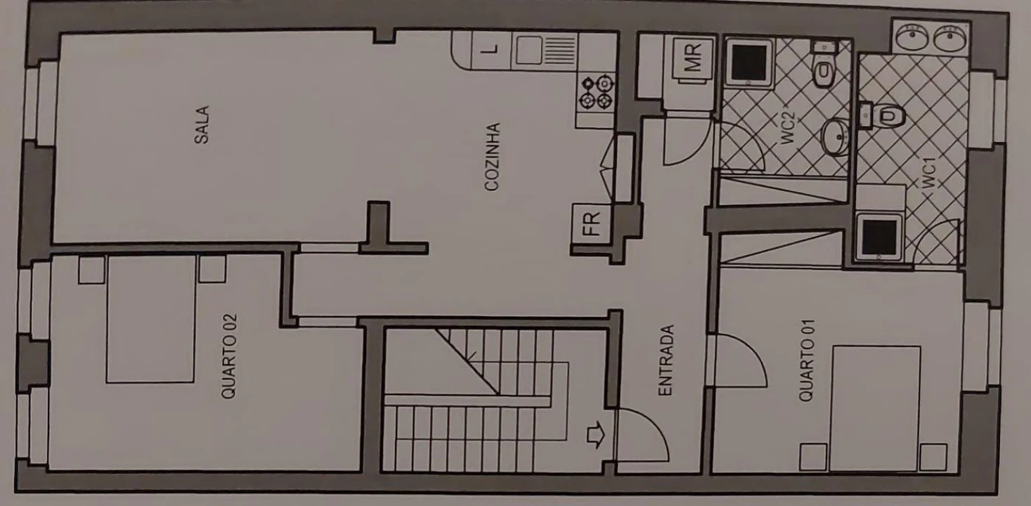 Apartamento T2 para Venda em Misericórdia Foto 24
