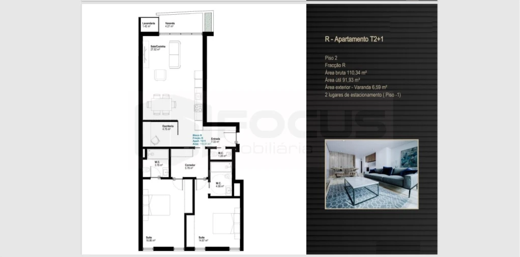 Apartamento T2 para Venda em Esgueira Foto 4