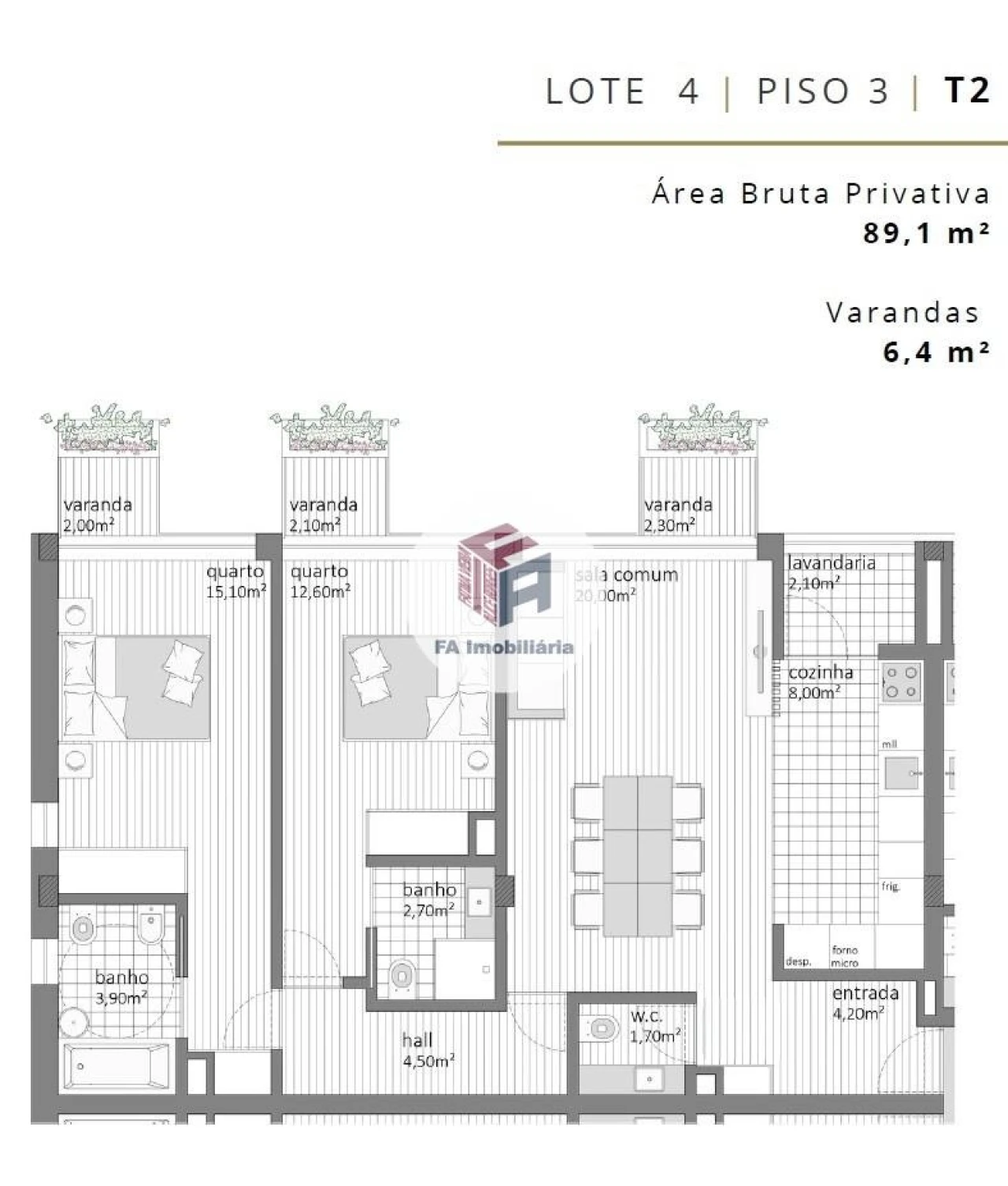 Apartamento T2 para Venda em Custóias, Leça do Balio e Guifões Foto 7