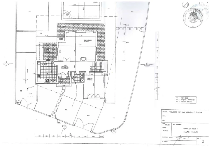 Moradia T6 para Venda em Lagos (São Sebastião e Santa Maria) Planta 1