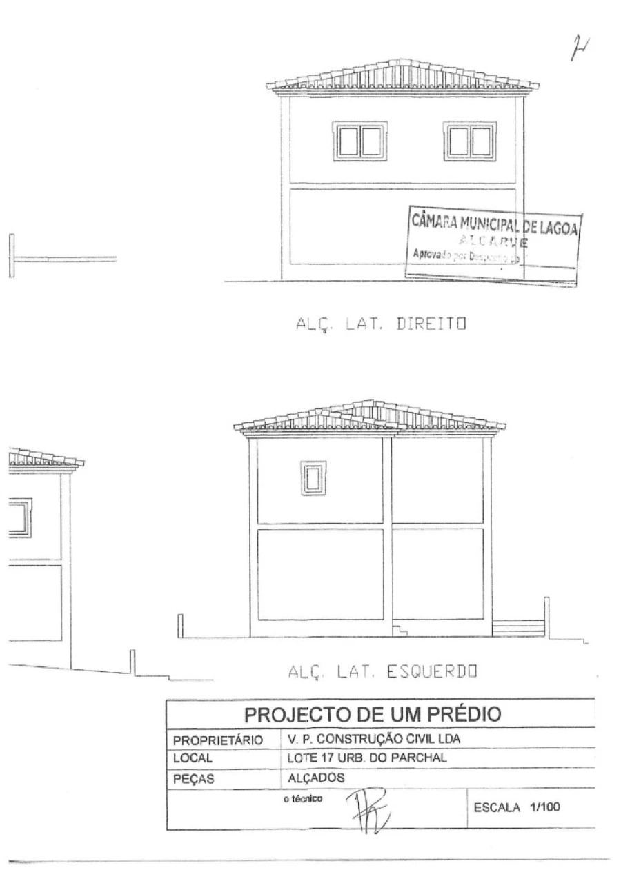 Armazém para Venda em Estômbar e Parchal Planta 1