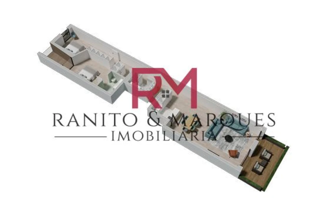 Apartamento T2 para Venda em Santa Marinha e São Pedro da Afurada Foto 17