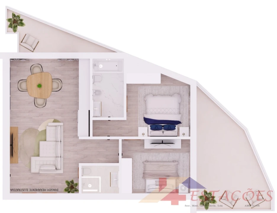 Apartamento T2 para Venda em Pombal Foto 7