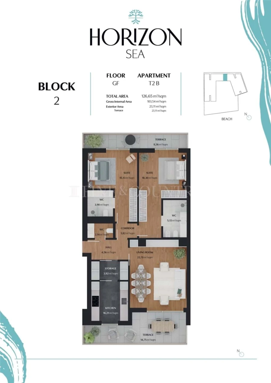 Apartamento T2 para Venda em Quarteira Foto 55