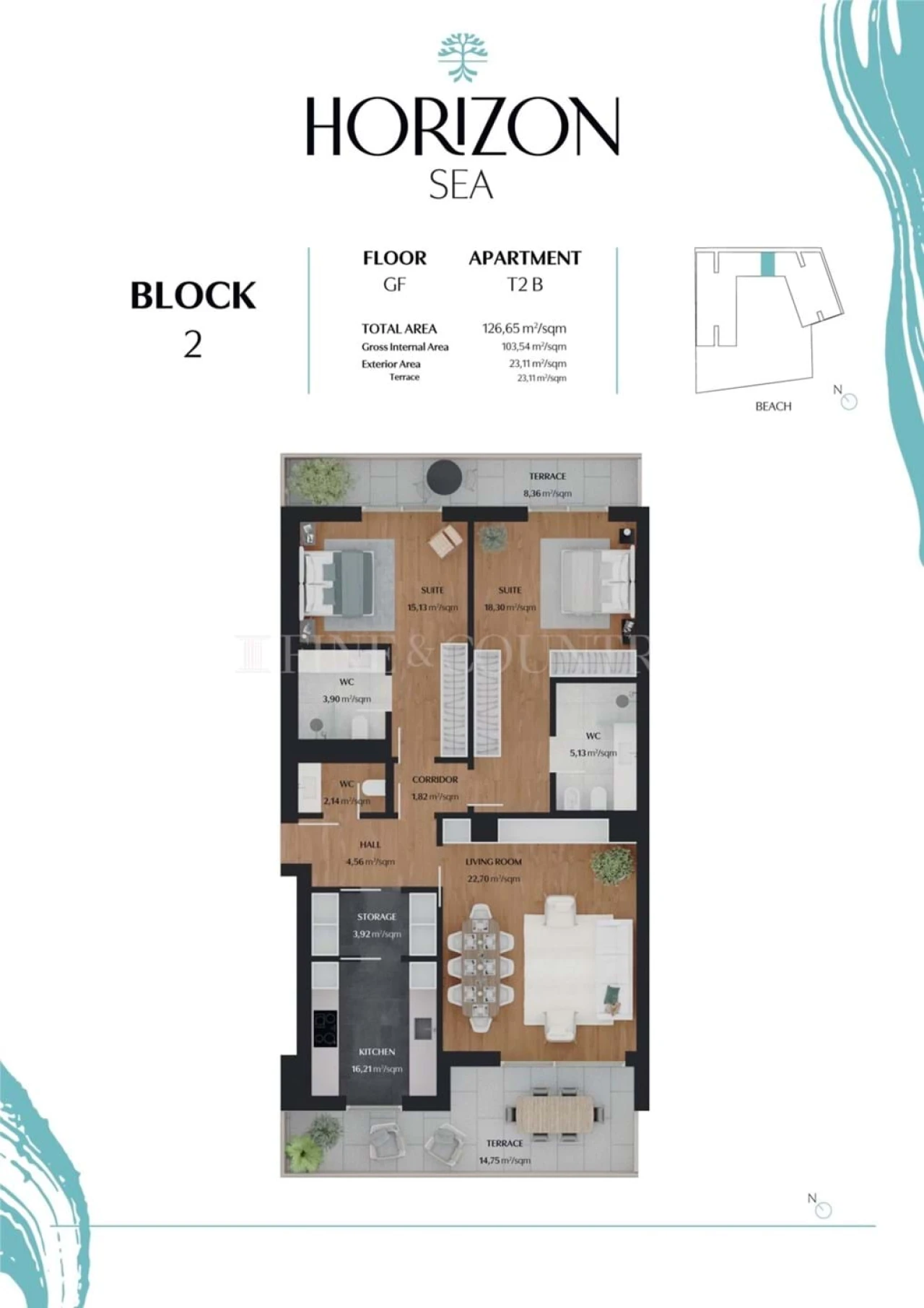 Apartamento T2 para Venda em Quarteira Foto 55