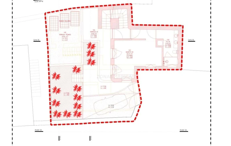 Moradia T2 para Venda em Luz Foto 17