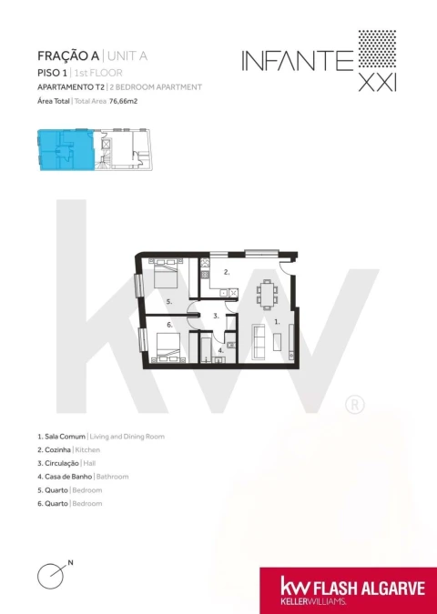 Apartamento T2 para Venda em Portimão