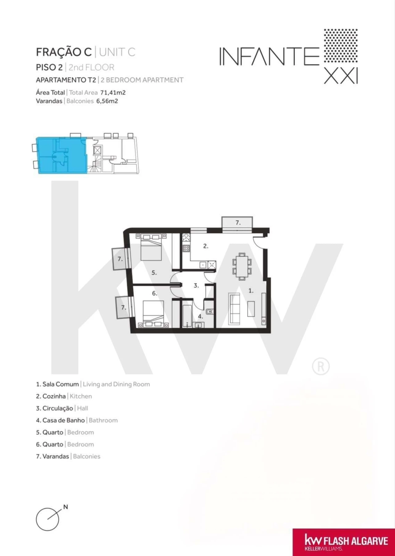 Apartamento T2 para Venda em Portimão Foto 34