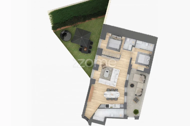 Apartamento T2 para Venda em Santo António Planta 1