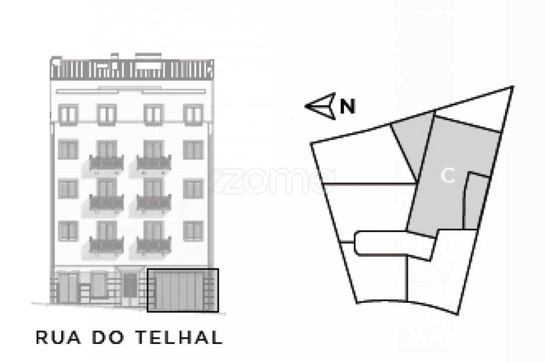Apartamento T2 para Venda em Santo António Foto 6