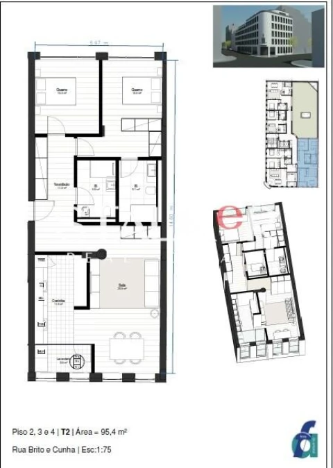 Apartamento T1 para Venda em Matosinhos e Leça da Palmeira
