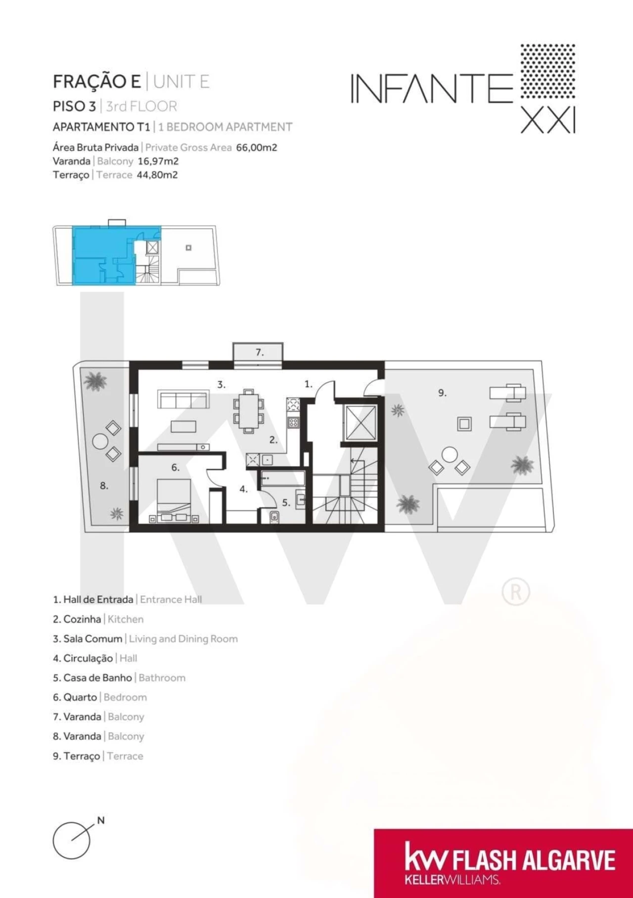 Apartamento T1 para Venda em Portimão Foto 30