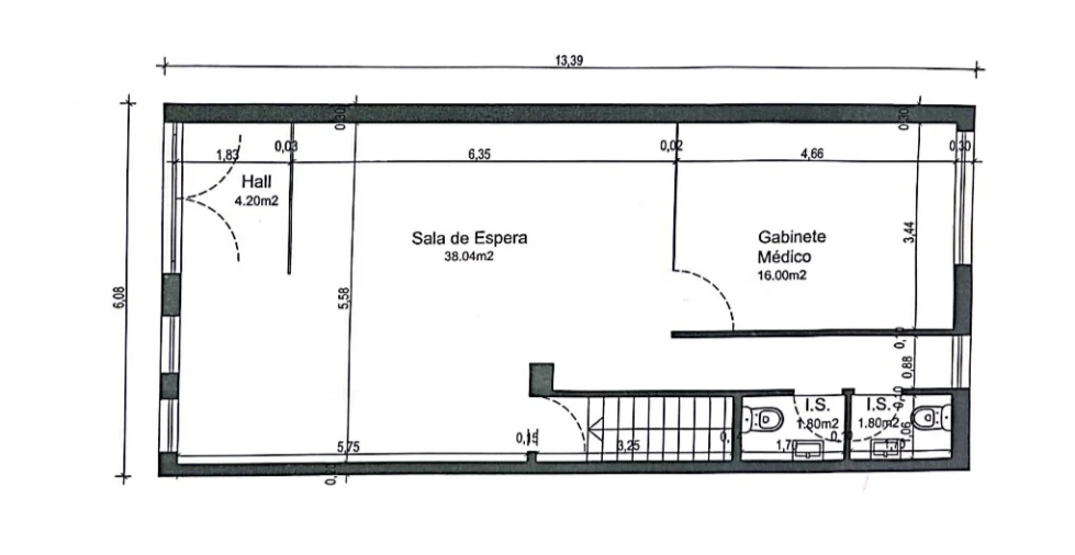 Loja para Arrendamento em Amora Planta 1