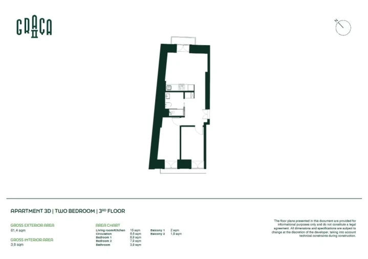 Apartamento T2 para Venda em São Vicente Foto 30