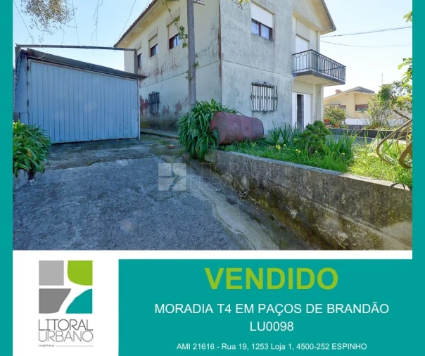 Moradia T4 para Venda em Paços de Brandão Foto 1