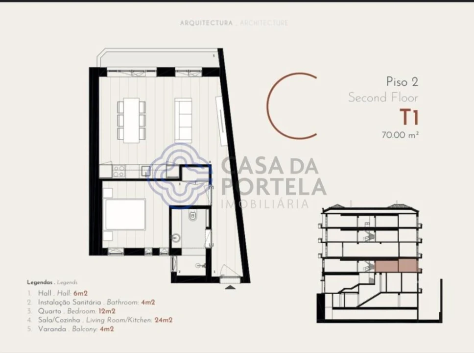 Apartamento T1 para Venda em Cedofeita, Santo Ildefonso, Sé, Miragaia, São Nicolau e Vitória Foto 15