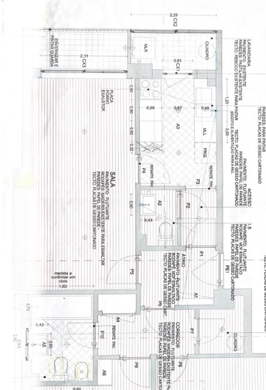 Apartamento T2 para Venda em Lordelo do Ouro e Massarelos Planta 1