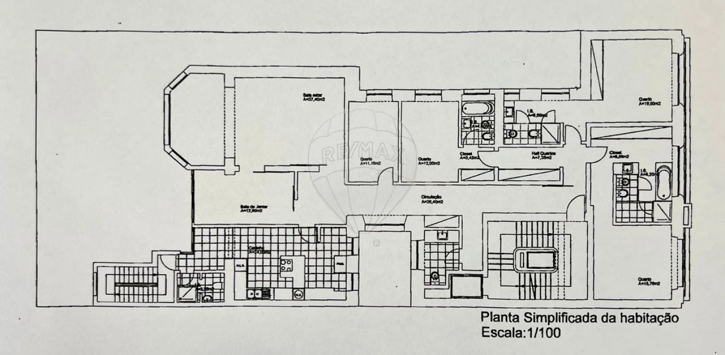Apartamento T4 para Venda em Avenidas Novas Foto 44
