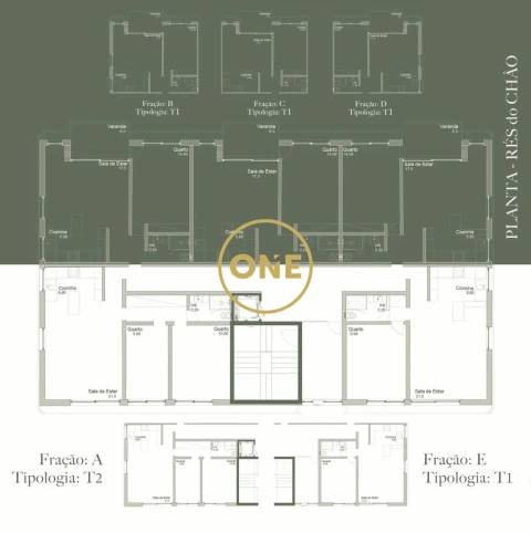 Apartamento T2 para Venda em Rio Tinto