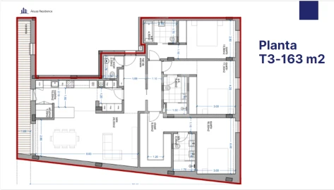 Apartamento T3 para Venda em Aguas Santas