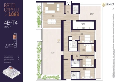 Apartamento T4 para Venda em Matosinhos e Leça da Palmeira
