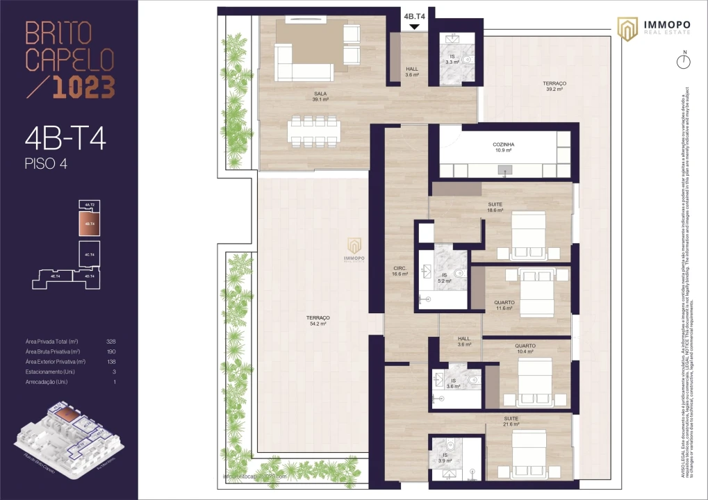 Apartamento T4 para Venda em Matosinhos e Leça da Palmeira Foto 23