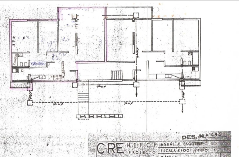 Apartamento T3 para Venda em Carcavelos e Parede Planta 1