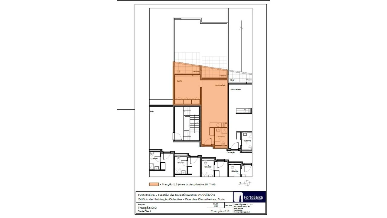 Apartamento T1 para Venda em Cedofeita, Santo Ildefonso, Sé, Miragaia, São Nicolau e Vitória Foto 23