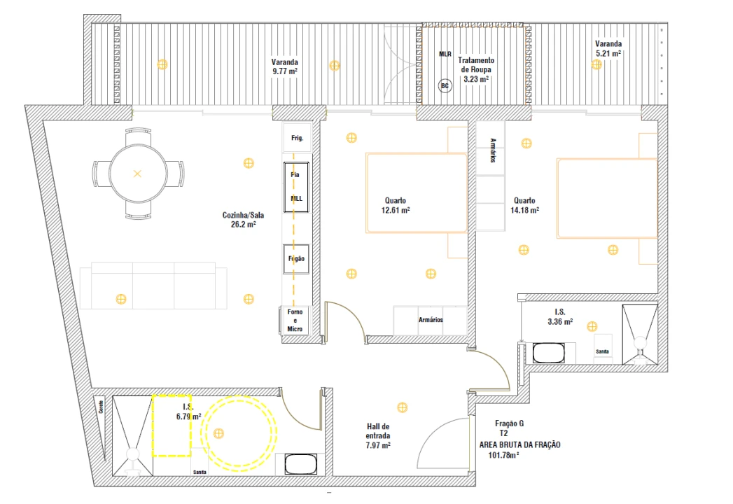 Apartamento T2 para Venda em São Bernardo Foto 16