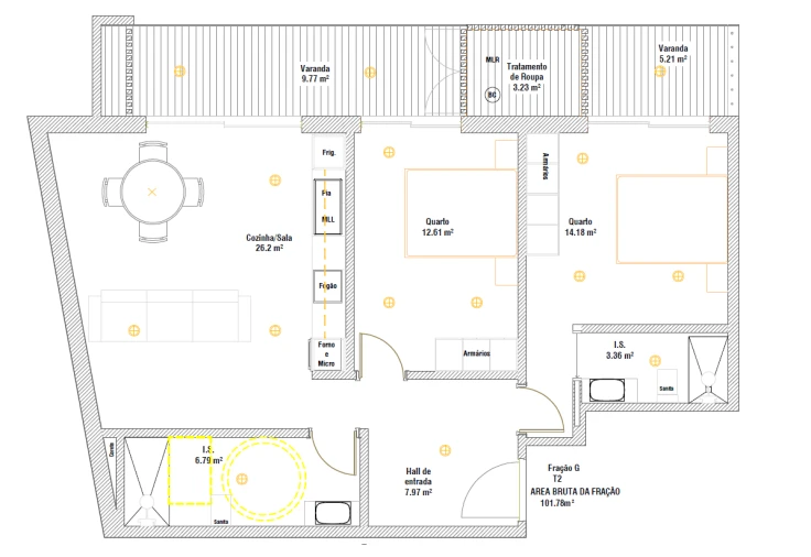 Apartamento T2 para Venda em São Bernardo Foto 16