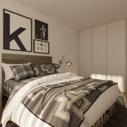 Apartamento T1 para Venda em Madalena