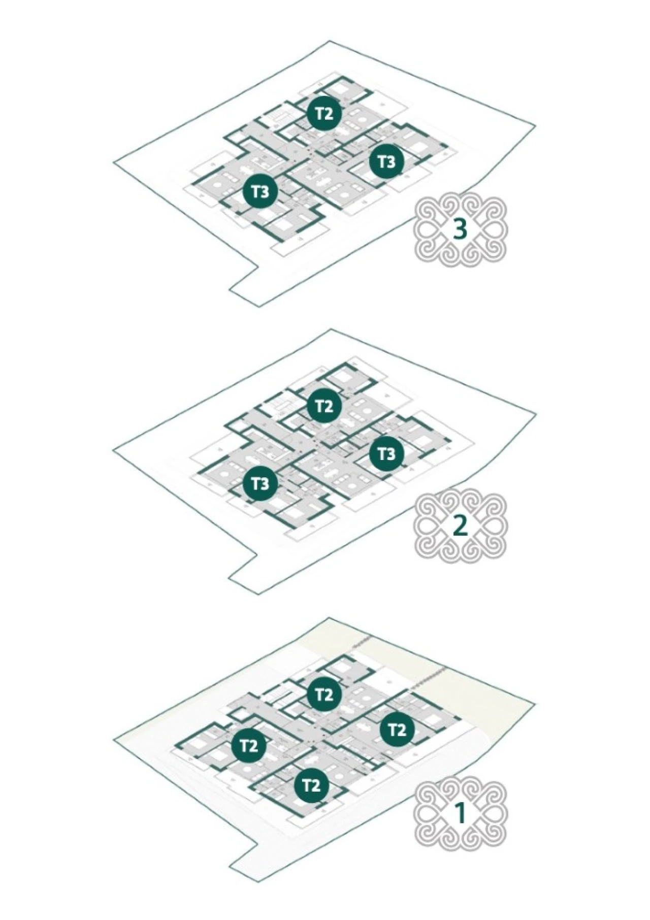 Apartamento T3 para Venda em São Martinho Planta 2