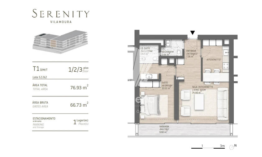 Apartamento T4 para Venda em Quarteira Foto 11